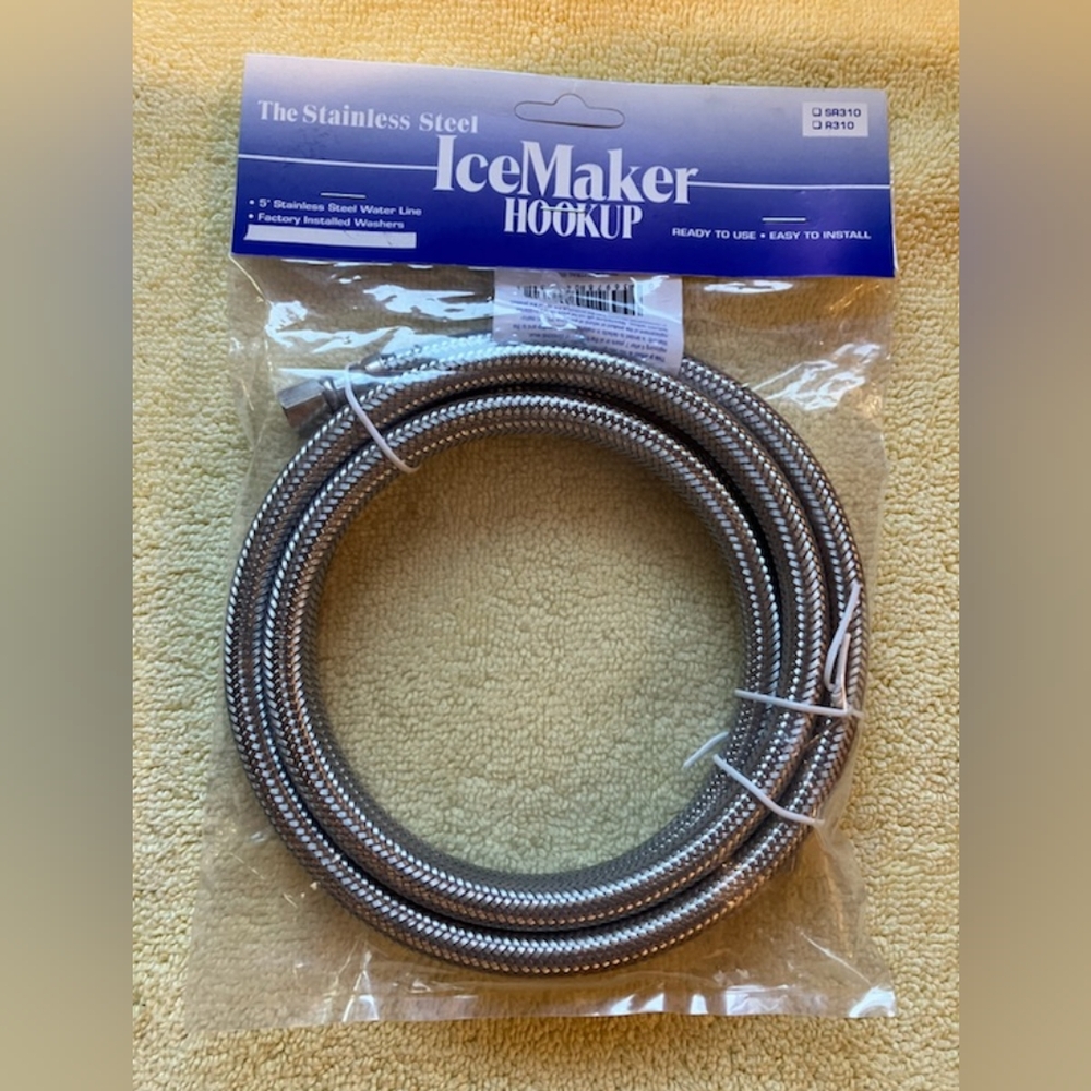 New in package. Ice maker hookup.